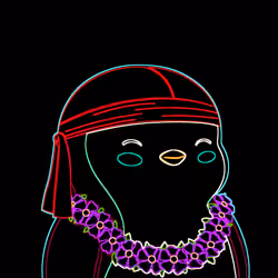 Neon Pudgy Penguin 738