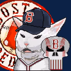 CryptoMemeCat #21 - Boston Red Sox