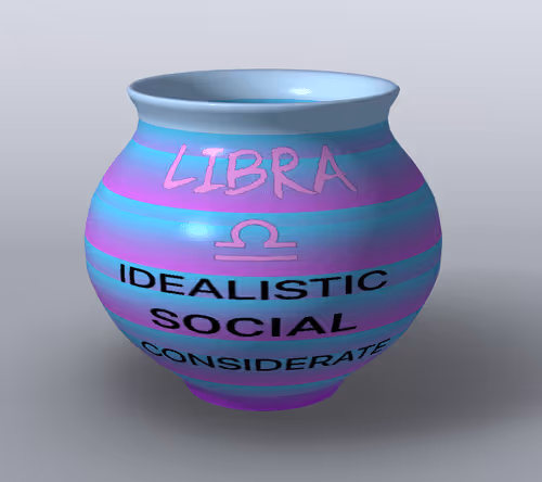 Zodiac Ceramics: Libra Lovers