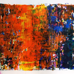 Untitled 21022. Acrylic on board. NFT 1 of 1