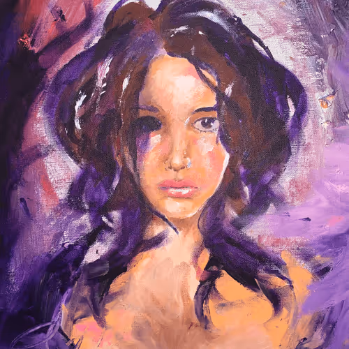 Acrylic girl