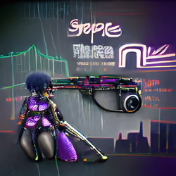 cyberpunk photoshoot