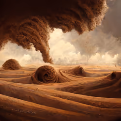 Chocolate sandstorm