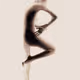 Naked Silhouette Alphabet - B