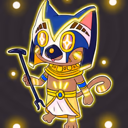 Cyber cat Horus