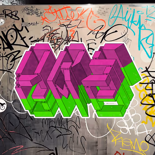 DRS GME Graffiti Sticker
