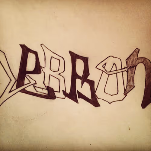 Lebron Tag Graffiti 