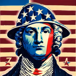 American flag art 2023 #7