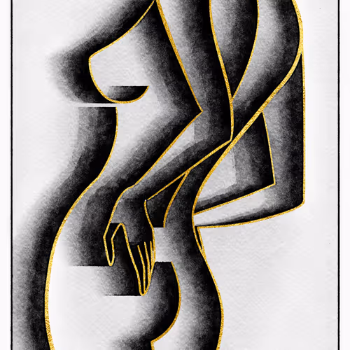 Graphite And Gold