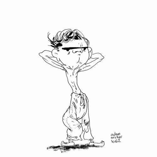  adam archer's doodles: black series 062
