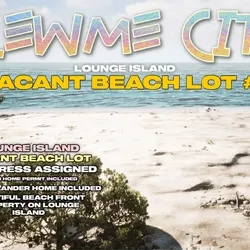LOUNGE ISLAND LOT, GLEWME CITY, VACANT BEACH LOT #14
