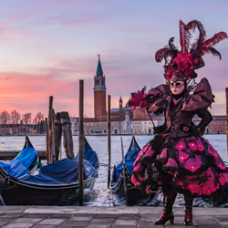 Model and Venice View