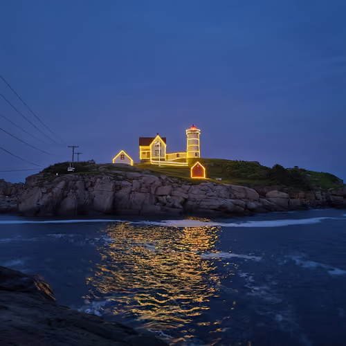 Nubble Lighthouse (Night) 