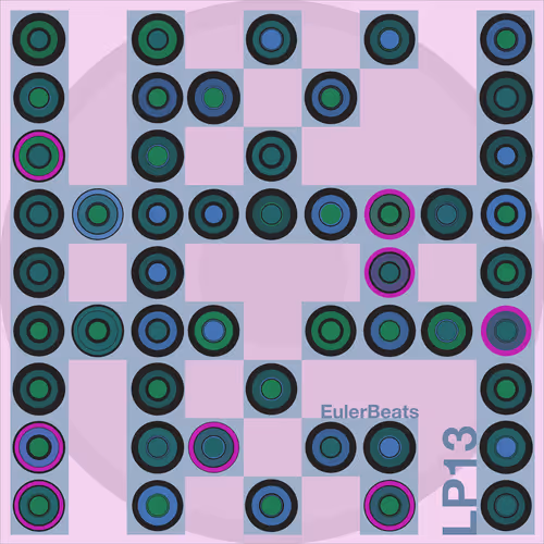 Eulerbeats Lp13 Generative Cover Art