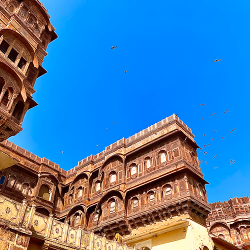 Mehrangarh Fort,  Jodhpur, Rajasthan, India