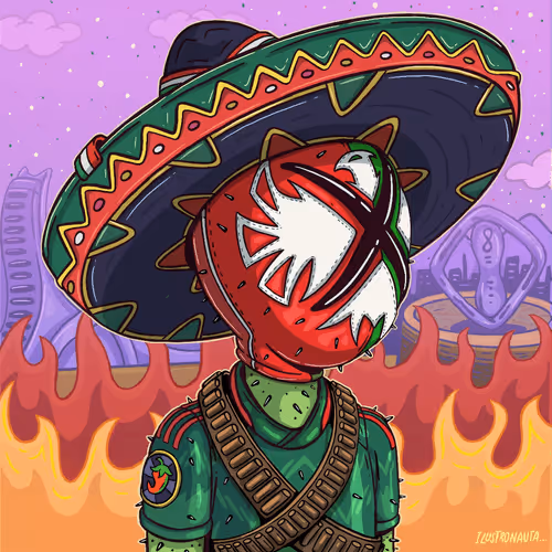 Cactus Mara X Ilustronauta Collab