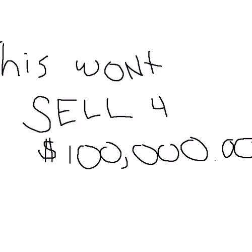 This NFT will not sell for $100,000.00