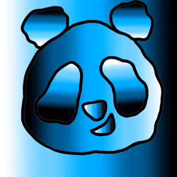Wavyy Panda Blue