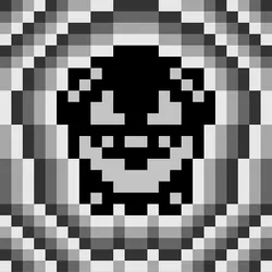 Kawaii SKULL #3700 Super Black