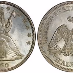 1856 Silver Half Dol. "Seated Liberty"