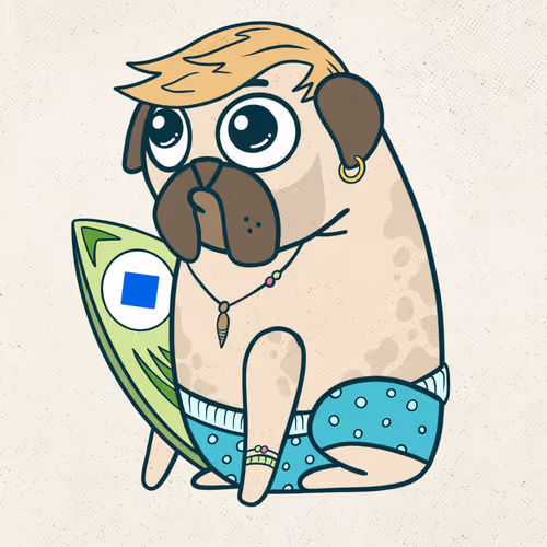 Crypto pug WAVES