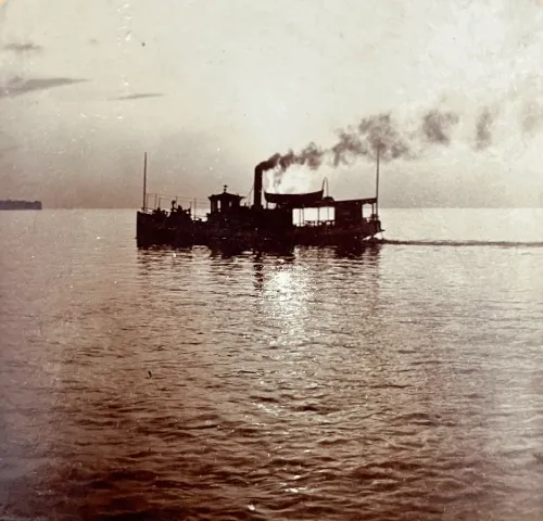 Moonlight, Lake Erie, circa 1890 by C.H. Graves