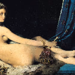 Pixel Painting #45: Jean Auguste Dominique Ingres - Grande Odalisque