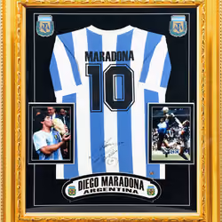 Diego Maradona Exclusive Golden Frame