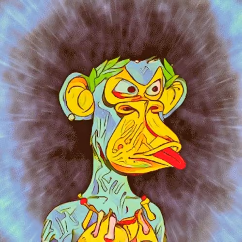 Bored Ape Galactic "yellow caesar" # 1107