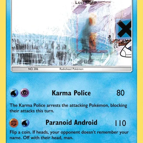 Radiohead OK Computer Pokémon Card