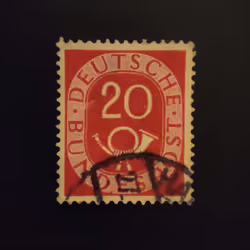 Germany, 20pf, 1951, Very Rare