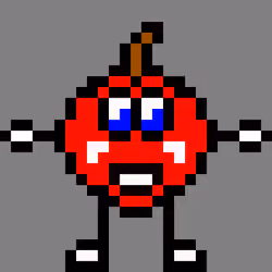 Cute Fruit Red Apple
