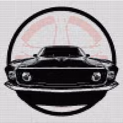 Car Mosaic Block Portrait
