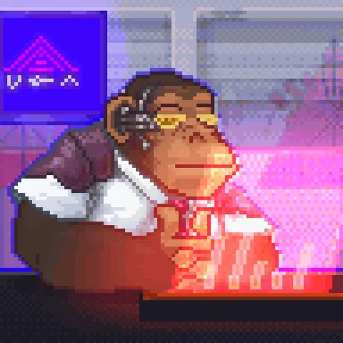 Cyberpunk Ape Executives - #229
