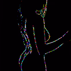 Silhouette of nude woman | 2021