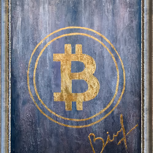 Bitcoin - Oil on Canvas, 2018