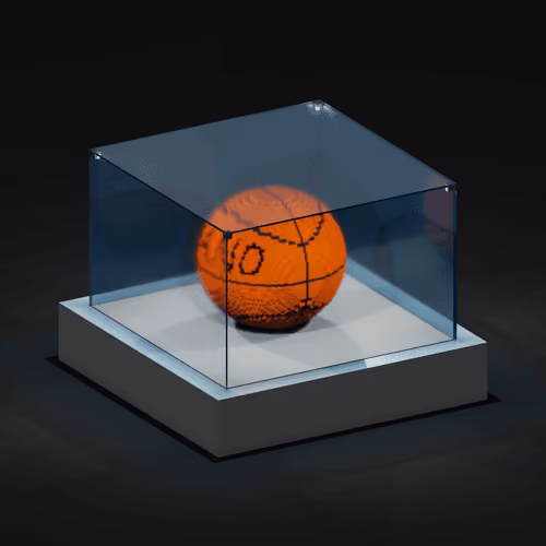 Encased Basketball