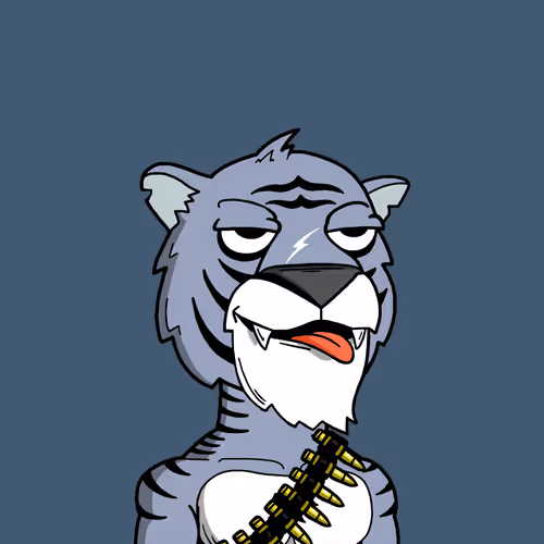 Grouchy Tiger Social Club #4312
