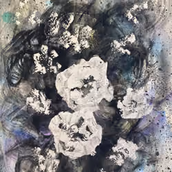 Silver flowers