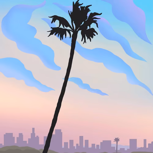 The Lonely Palm Tree