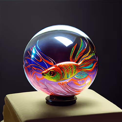 Rainbow Fish Orb