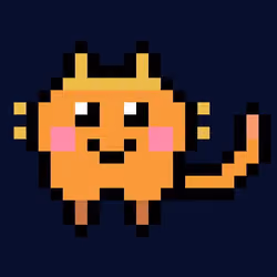 Pixel Fairy — Fire Cat