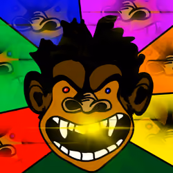 Golden tooth ape caleidoscope