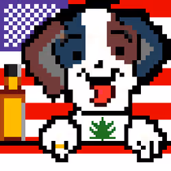 Happy American Dog #101