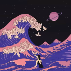MOON WAVES (PURPLE) - DIAMOND v2