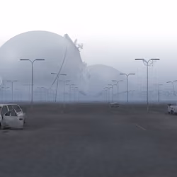 Parking Lot Morning