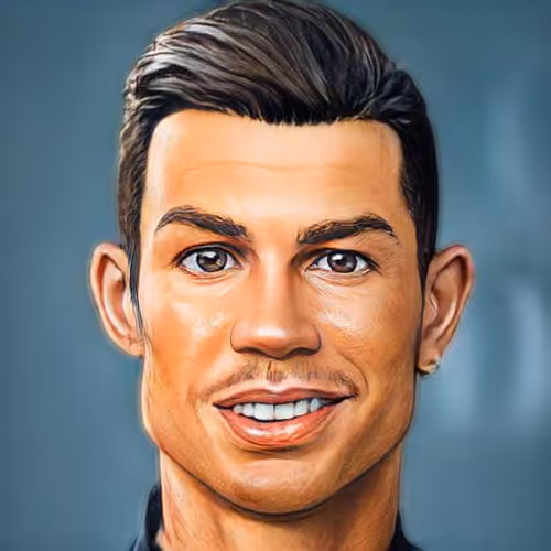 Caricature Cristiano Ronaldo