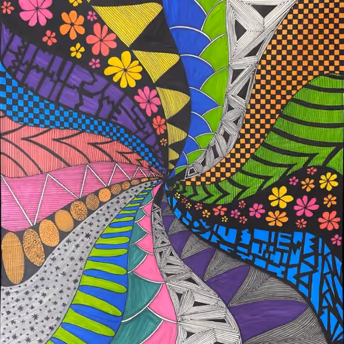There’s nothing like too much colour 🌈🌼🌸✨✴️