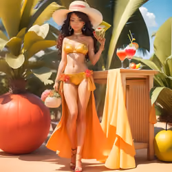 Exotic fruit cocktail