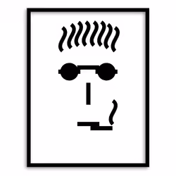 Wavy Hair Smoking Boy